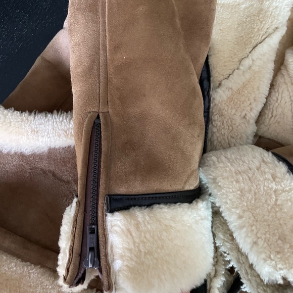 ❌SOLD❌Vintage Shearling Suede Coat - Picture 12 of 16